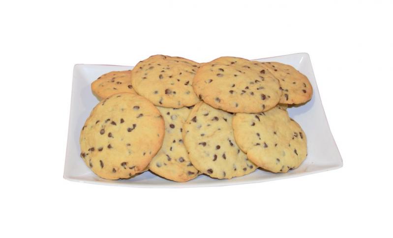 cookie with chocklate dip