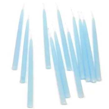 Szál gyertya - fehér, kék vagy rózsaszín 2.Kép